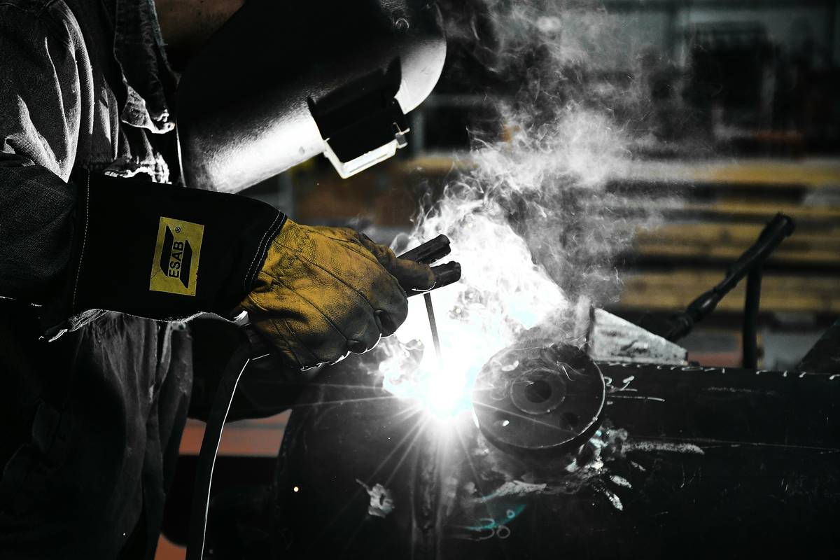 Comparison of heat resistant chemical gloves versus melted nitrile gloves after solvent exposure